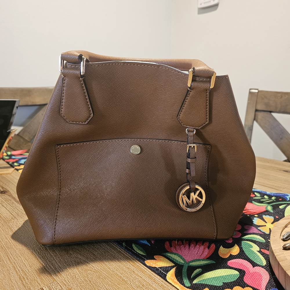Michael Kors Brown Leather Women's Bag